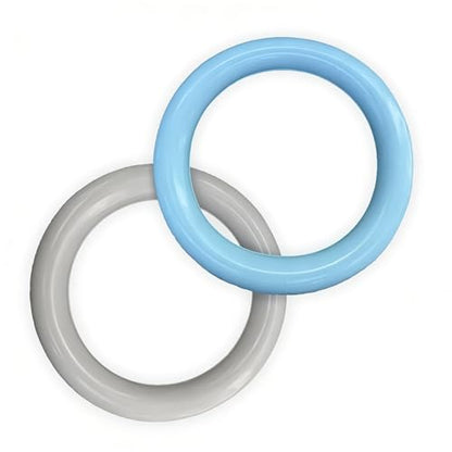 2 Pack Yoga Ring, High Strength PVC Yoga Circle for Women & Men, Non-Slip Smooth Surface, Home Gym Fitness Accessories for Balance Stretching Shaping