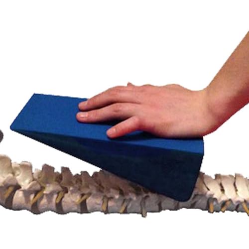 Mobilization Wedge Pillow Non-Slip Silicone Triangle (red) - color: Red