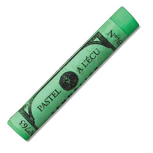 SENNELIER Extra-Soft French Pastel for Professional Artists, Baryte Green 763 - color: Baryte Green 763