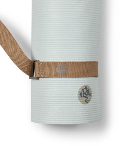 Manduka Yoga Commuter Mat Carrier - Eco-Friendly Cotton, Easy to Carry, Hands-Free, For All Mat Sizes - color: Lion's Mane