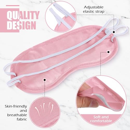 Tarpop 200 Pcs Eye Masks Adjustable Sleeping Mask, Pink - color: Pink