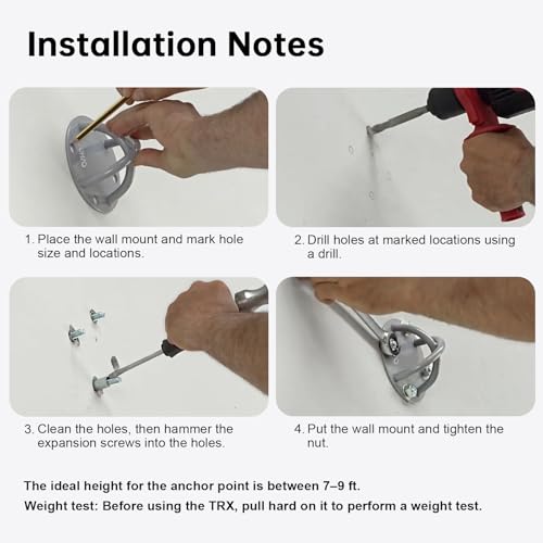 Wall Ceiling Mount Bracket for Suspension Straps, Aerial Yoga Swing & Hammock, Gymnastic Rings, Boxing Punching Bags, Body Strength Gym Equipment and Battle Ropes - color: SR-1