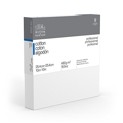 Winsor & Newton Professional Cotton Canvas, 10" x 10" Deep Edge - size: 10" x 10", style: Cotton Deep Edge