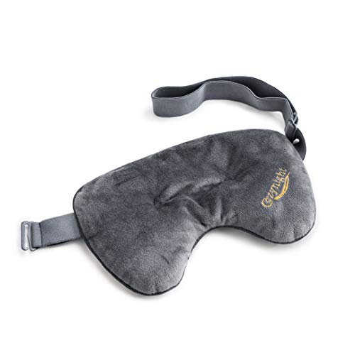 Cozynight Weighted Sleep Mask,3D Light Blocking Eye Mask, Gray | Eye Cover that Blocks Out Light to Help Relaxation and Night Sleep,Comfortable Blackout Sleeping Mask 0.8 lbs - color: Dark Gray