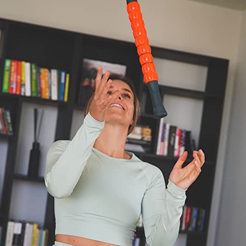 Tiger Tail The Spinnie Roller: 17in Handheld, Portable Massage Roller Stick, Body Massager and Myofascial Release Tool