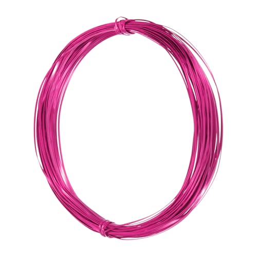 uxcell 1mm Aluminum Craft Flat Wire,66Ft 0.3mm Thickness Bendable Metal Floral Jewelry Beading Armature Wire for Sculpting Armature DIY Jewelry Making, Rose Red - color: Rose Red, size: 66Ft