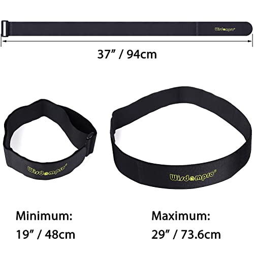 Wisdompro Extra Large 4 Pack 2 x 37" Hook & Loop Tie Down Straps Heavy Duty - size: Extra Large 4 Pack, 2 x 37 Inch