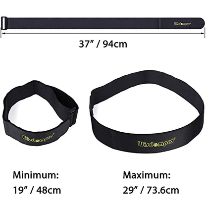 Wisdompro Extra Large 4 Pack 2 x 37" Hook & Loop Tie Down Straps Heavy Duty - size: Extra Large 4 Pack, 2 x 37 Inch