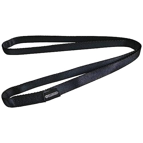 NewDoar 16mm Climbing Sling UIAA CE Certified,23KN EN566 Certified,Climbing Utility Cord Rock Climbing,Creating Anchors System,Rappelling Gear,Perfect for Tree Work - color: Black, size: 95"/240cm/1pcs