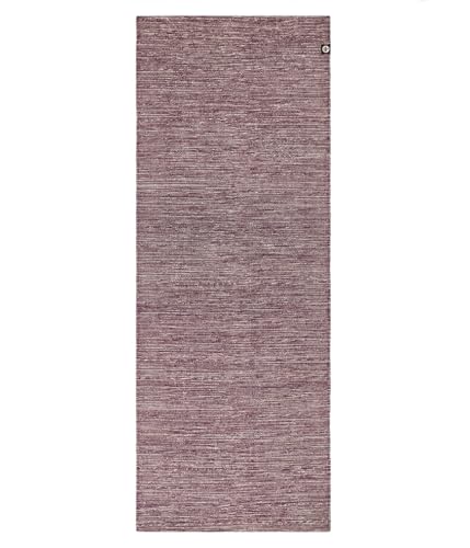 Manduka Shala Yoga Rug 71" - Outdoor Yoga & Meditation | Foldable & Machine Washable | Natural Cotton | Handmade | 71 x 26 inches - color: Indulge