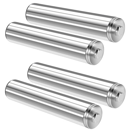 EVERYMATE Weight Plate Holder Power Rack Attachment 2 Inch Olympic Plate Storage Power Squat Rack Holder Weight Plates for 2x2 3x3 2x3 Power Cage Accessories Weight Plate Rack - color: C-5/8" hole(4pack)-Stainless Steel
