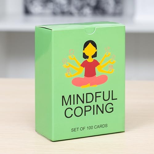 100 Coping Skills Cards for Teens & Adults, Ages 12+ – Mindfulness, Self-Care and Stress Management Activities for Emotional Wellness, Reflection and Calm - style: Coping Activity Cards
