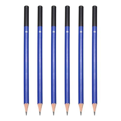 PATIKIL B Drawing Pencils, 6PCS Sketch Pencils for Drawing, Art, Classroom, Office, Home, Gifts - size: 1 Count (Pack of 1), style: B