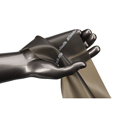 THERABAND Resistance Bands, Band, Exercise, Physical Therapy, 5', Black | THERABAND elastic resistance band for exercise, strength training, physical therapy and at-home workouts - color: Black