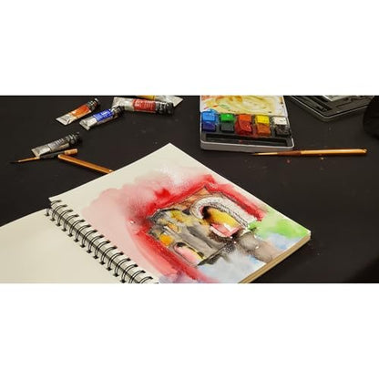 Fabriano 1264 Watercolor Pad, 18" x 24", Glue Bound, 140 lb., 3-Pack - size: 18" x 24", 3-Pack