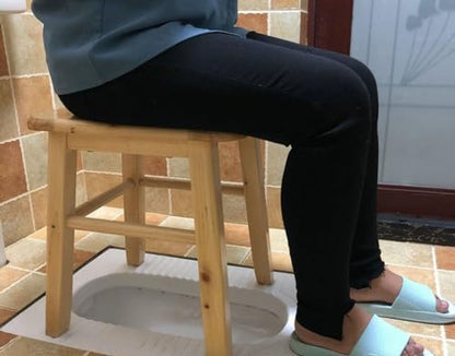 Wooden U-Shape Steam Seat with Four Legs,Yoni Steamer Stool