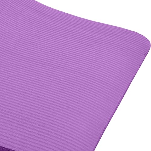 BalanceFrom 1-inch Thick 71x24 Inches Extra Thick Exercise Yoga Mat - color: Purple