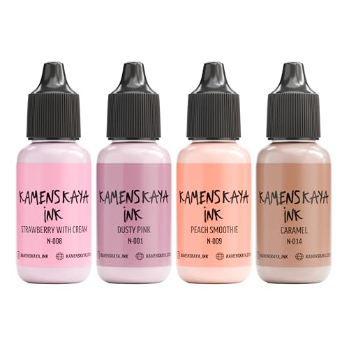 Alcohol Inks for Artists: Alcohol Ink Set #20, 4 pcs. 0.51 fl oz (15 ml) Each | Highly Pigmented Pastel Colors, Lightfast, Opaque and Matte – For Painting and Epoxy Resin – Made in the EU - color: 20, style: Pastel inks