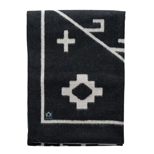 Arcturus Rainier Wool Blanket, Warm, Thick, Washable Wool Blanket for Home, Outdoors, Camping, Tailgates, Picnic, Hunting, Travel & Emergency Kits, Twin Size, 4.5 lb, Castle Rock - color: Castle Rock, size: Twin