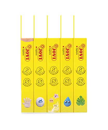 Jovi - 30 Non-Hardening Modeling Clay Bars in 30 Colors, 0.53 oz Each | Plant Based, Non-Toxic, Gluten-Free, for Kids Ages 3+ Reusable Great for Crafts and Games