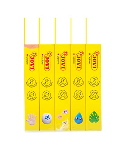 Jovi - 30 Non-Hardening Modeling Clay Bars in 30 Colors, 0.53 oz Each | Plant Based, Non-Toxic, Gluten-Free, for Kids Ages 3+ Reusable Great for Crafts and Games