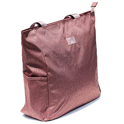 ESVAN Original Floral Water Resistant Large Tote Bag Shoulder Bag for Gym Beach Travel Daily Bags Upgraded - color: [A] D