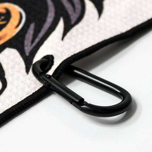 RokFit Gym & Golf Towel – Multi-Use, Quick-Dry, Durable Utility Towel with Bold Graphic and Carabiner Clip (Starve Your Distractions) - color: Starve Your Distractions
