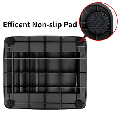 Slant Board, Adjustable Incline Board and Calf Stretcher, Stretch Board for Stretching Tight Calves or Plantar Fasciitis，Foot Stool Adjustable Strength Training Equipment Leg Exercise Machines - color: Black
