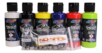 NO-NAME Brand Createx 2oz Opaque Primary Paint Set with UMO's