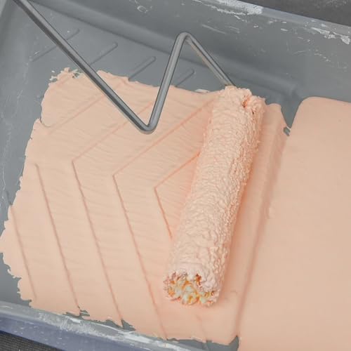 ROLLINGDOG 6" Paint Roller Covers Microfiber Paint Roller Sleeves | 6 inch Paint Roller Sleeve for Smooth to Semi-Smooth Walls and Ceilings, 8PC - color: 8PC Microfiber Roller Sleeves