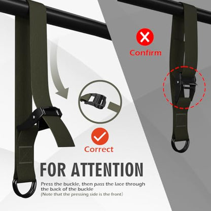 LEEKEY 5-Level Pull Up Assistance Bands Full-Body Training | Resistance Bands with Grip、Door Anchor Physical Therapy Home Gym Workouts Strength Bands for Senior/Adults - style: 75LBS-GREEN