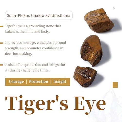 SUNYIK Tiger's Eye Tumbled Chips Stones with Solar Plexus Chakra Pillow | 0.5LB/230g Crushed Crystal Quartz Chips for 7 Chakra Healing Meditation Yoga Reiki Energy Balancing - color: Yellow/Yellow