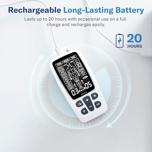 Alcedo Rechargable TENS+EMS Muscle Stimulator for Pain Relief