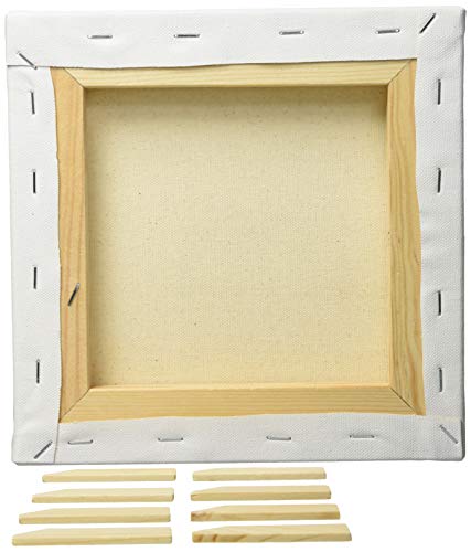 Winsor & Newton Classic Cotton Canvas, 8" x 8" (Pack of 2) - size: 8" x 8" (Pack of 2), style: Cotton