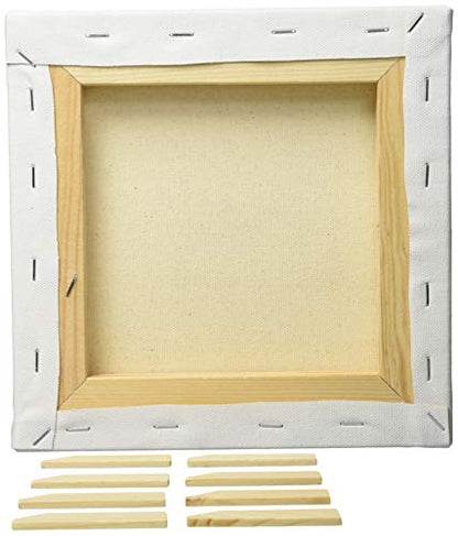 Winsor & Newton Classic Cotton Canvas, 8" x 8" (Pack of 2) - size: 8" x 8" (Pack of 2), style: Cotton