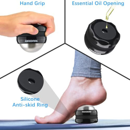 Ice Roller Ball for Muscle Recovery, Hot & Cold Therapy, 360° Massage | Deep tissue relief for sore muscles, reduces swelling, boosts circulation, perfect for workouts, recovery & daily relaxation - style: 1 - Pack - Ice Ball