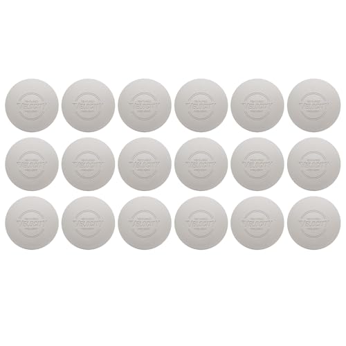 Velocity Pro Grip Lacrosse Balls - 6, 12, 18, 60 and 120 Packs - Certified for Youth, Club, High School, CLA, and College Game Play - color: White, size: 18 Balls