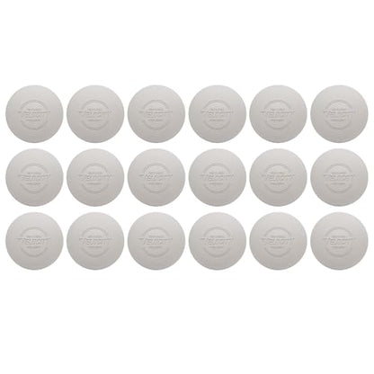 Velocity Pro Grip Lacrosse Balls - 6, 12, 18, 60 and 120 Packs - Certified for Youth, Club, High School, CLA, and College Game Play - color: White, size: 18 Balls