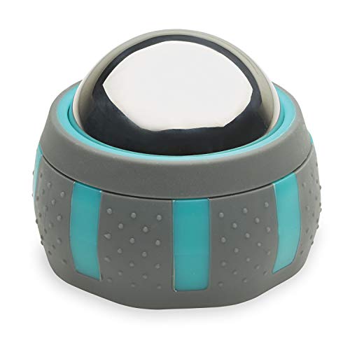 Gaiam Restore Rolling Massager, Cold Therapy (Cold) | Ergonomic Roller Ball | Targeted Muscle, Joint & Trigger-Point Recovery | Compact Size | Pre & Post-Workout Use
