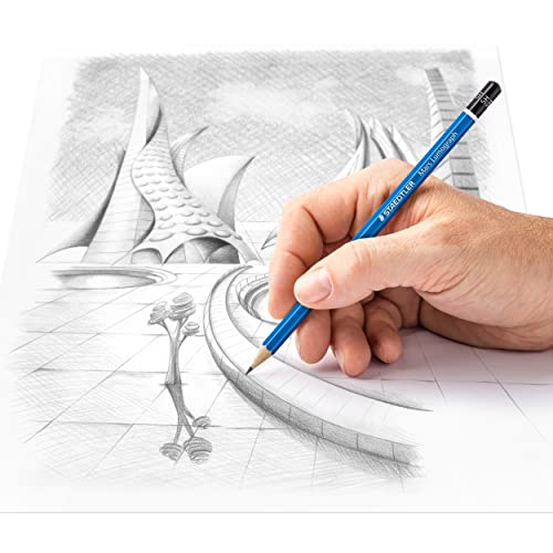 STAEDTLER Mars Lumograph 5H Graphite Art Drawing Pencil, 6 Pencils - style: 5H
