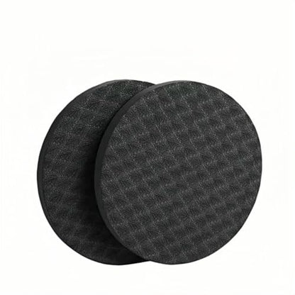 2-piece set yoga knee pads and exercise mats - super thick anti slip support for thick boards, gardening, push ups, knees, Pilates, and floor exercises - knees, elbows, wrists - color: black