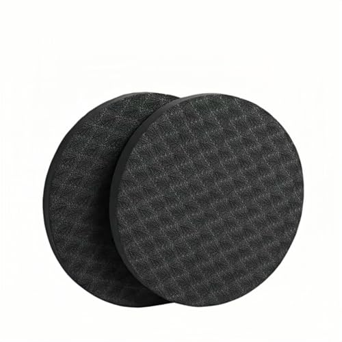 2-piece set yoga knee pads and exercise mats - super thick anti slip support for thick boards, gardening, push ups, knees, Pilates, and floor exercises - knees, elbows, wrists - color: black