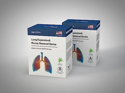 MILLSTEPS Breathing Exercise Device for Lungs,Flutter Valve,Expiratory Breathing Exerciser - Clear Mucus from Airways Naturally & Build Stronger Lungs (Green) - color: Green