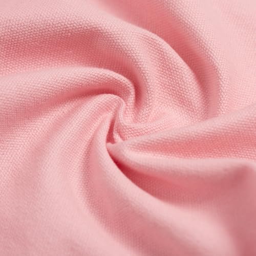 Cotton yoga mat bag with Pockets and Adjustable Strap - Full Zip Cargo Yoga Mat Carrier Bag - Bag for 1/4" 1/3" Thick Yoga Mat - color: Pink, size: L