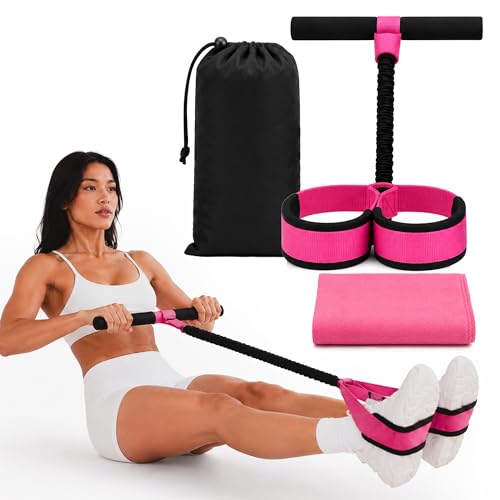 Pedal Resistance Band with Handle Exercise Fitness Bands for Home Workout