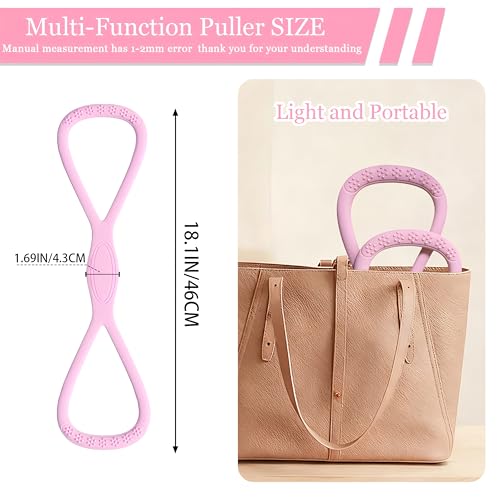 Figure 8 Fitness Resistance Band,Elastic Bands for Leg,Glute,Arm,Back Training Elastic Rope,Workout Chest/Shoulder Stretch Band,Home Gym Exercise Equipment for Yoga,Pilates,Stretching,Physical Therapy