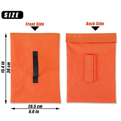 VISEMAN 4PCS Sports Net Sandbags, Weighted Anchor Bags for Baseball & Golf Nets,Soccer Goals, Hockey Nets - style: Orange×4PCS
