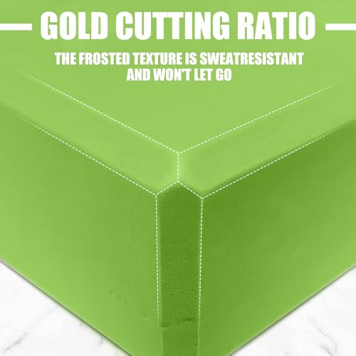 Septo 2 Pcs Yoga Blocks, 9x6x3 Inch Foam Blocks for Pilates - color: Green