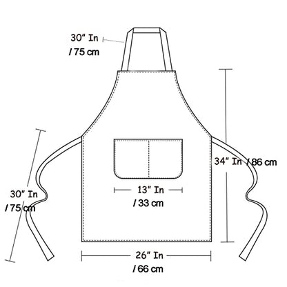 Art & Kitchen Apron for Painting Pottery Cooking, Waterproof | Apron for Men Women with Pockets, Adjustable Snap Strap, Canvas Cotton, Smock Bib Apron for Artist Ceramics Chef, Green - color: Green