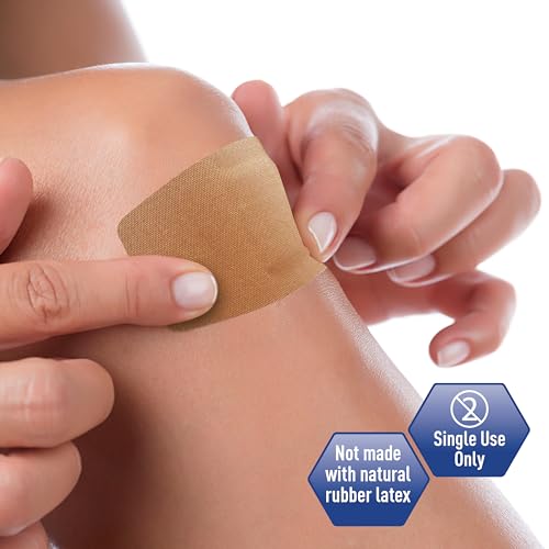 MED PRIDE Fabric Adhesive Bandages,Hypoallergenic,Latex-Free,2x4.5 in,50-Ct - size: 2” x 4.5'' - 50 Count